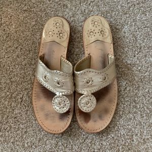 Jack Rogers Platinum Sandals